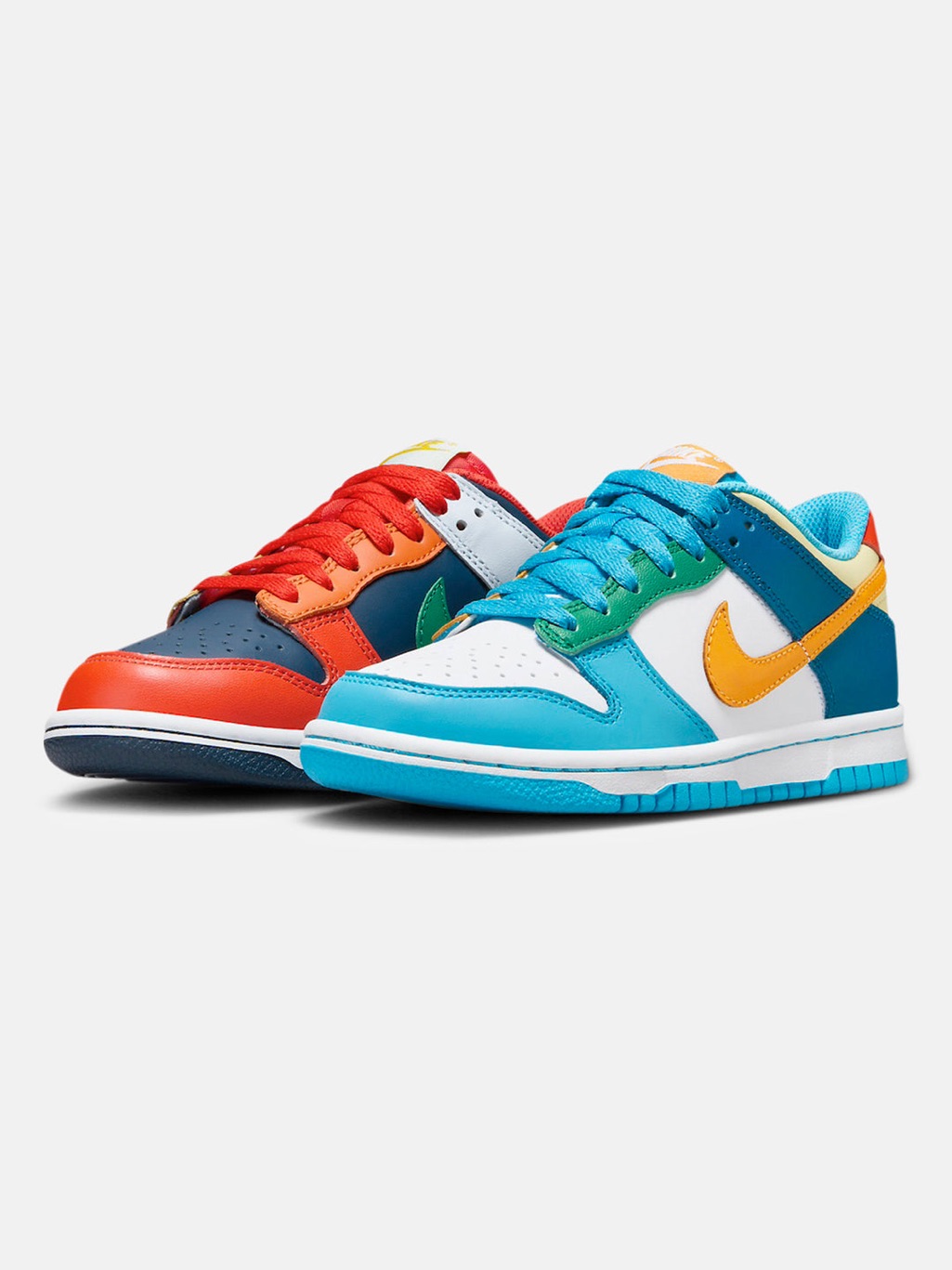 Nike Color-Blocked Low Top Sneakers 2 Color Way Size Women’s 7 Limited Edition